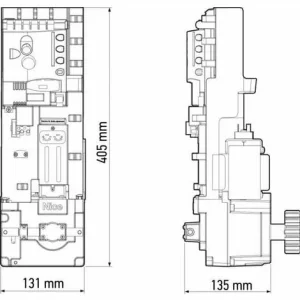 Nice NKSL400 Einziehbare Motorschiebetore 400kg Mit Zentraler NAKED SLIDING 400 9